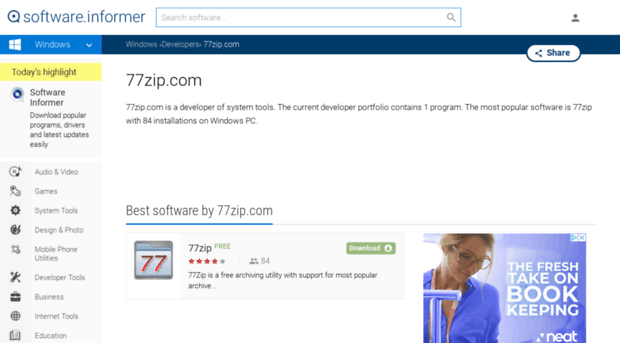 77zip-com.software.informer.com