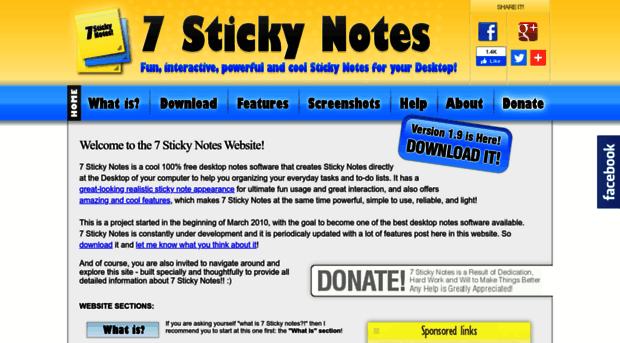 7stickynotes.com