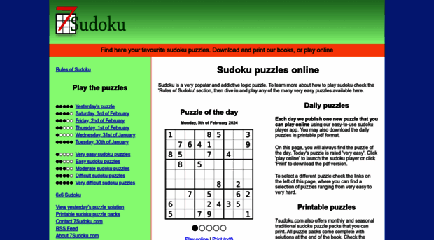 7sudoku.com