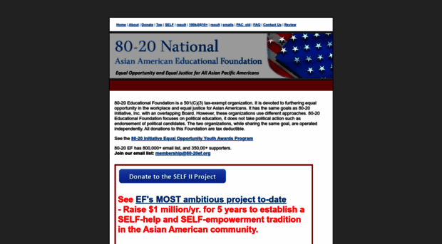 80-20educationalfoundation.com