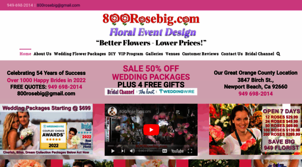 800rosebigweddingflorist.com