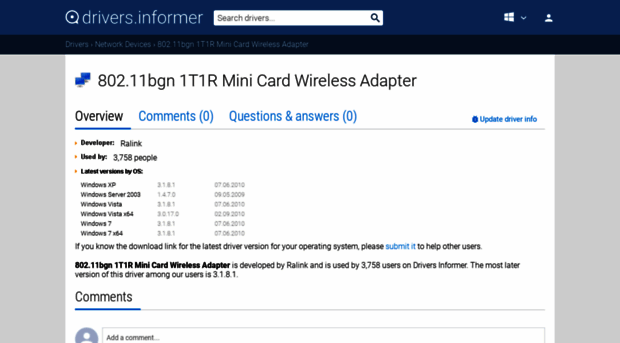 802-11bgn-1t1r-mini-card-wireless-adapte.drivers.informer.com