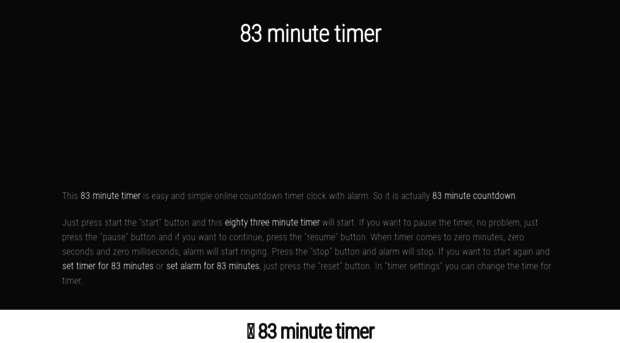 83.minute-timer.com