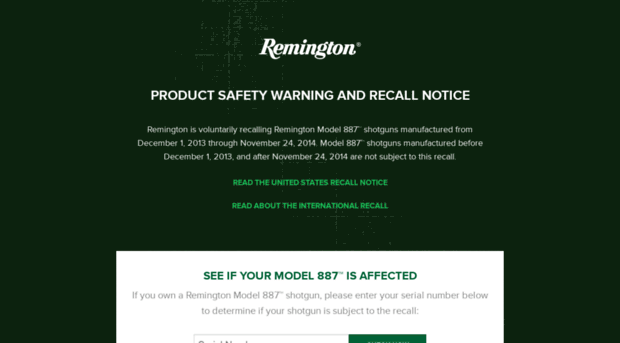 887recall.remington.com