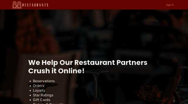 88restaurants.com