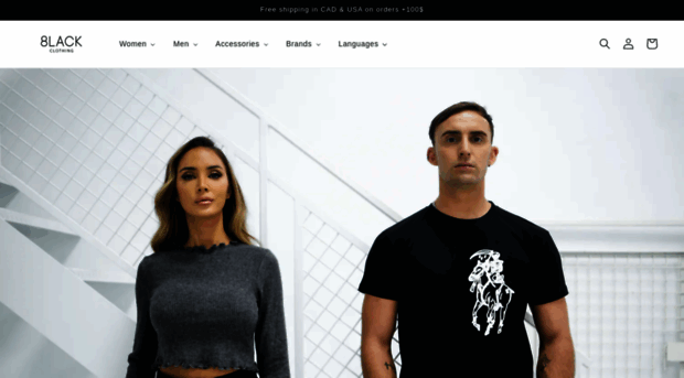 8lackclothing.com
