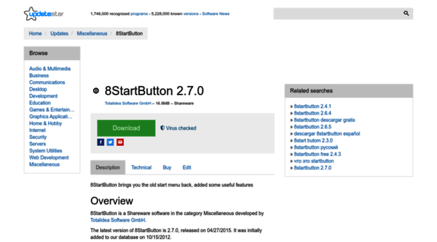 8startbutton.updatestar.com