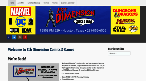 8thdimensioncomics.com