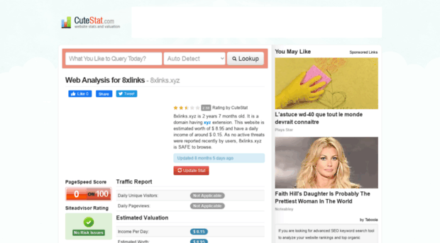 8xlinks.xyz.cutestat.com