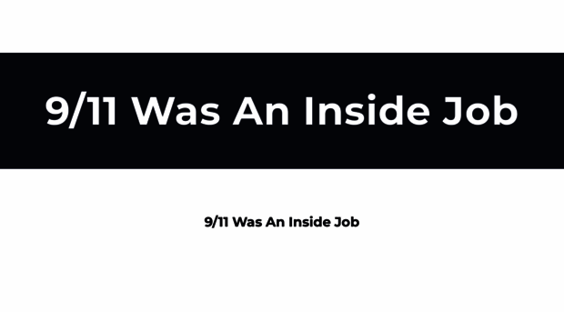 911wasaninsidejob.net