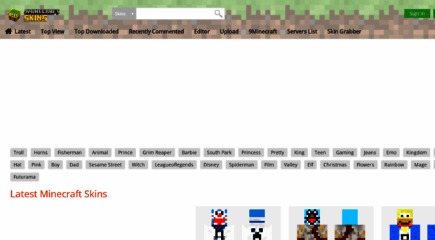 9minecraftskin.com