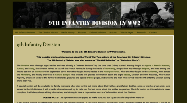 9thinfantrydivision.net