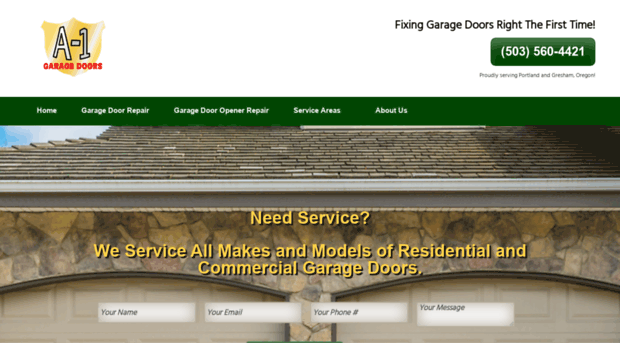 a-1garagedoorsportland.com