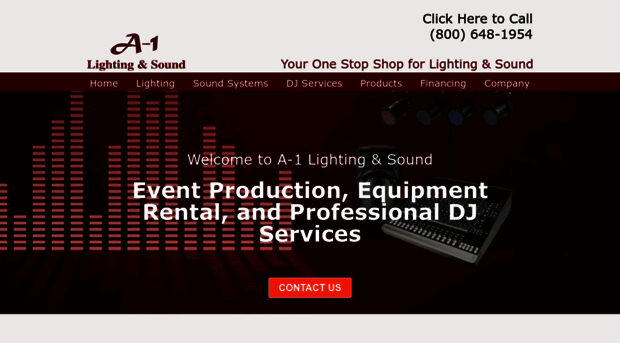 a-1lightingandsound.com