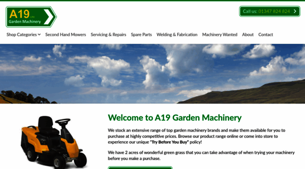 a19gardenmachinery.co.uk