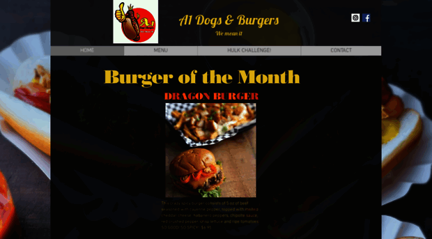 a1dogsandburgers.com