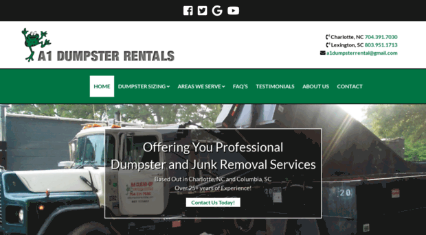 a1dumpsterrentals.com