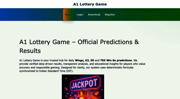 a1lotterygame.com
