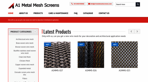 a1metalmeshscreens.com