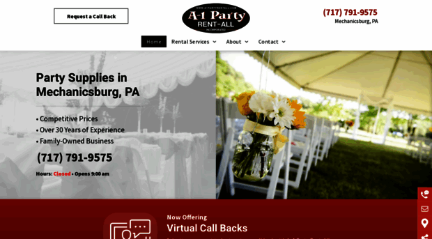 a1partyrentall.com