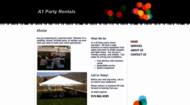 a1partyrentalselpaso.com