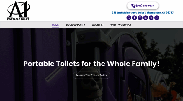 a1portabletoilet.com