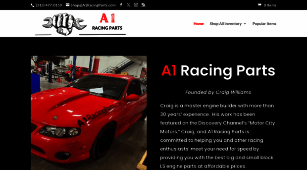 a1racingparts.com