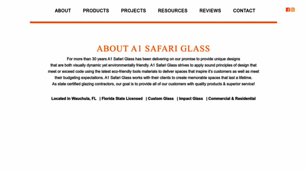 a1safariglass.com