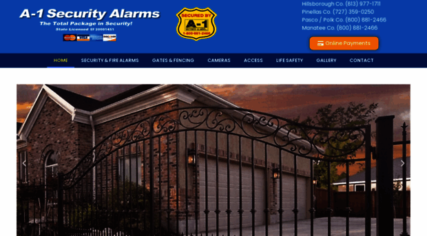 a1securityalarms.com
