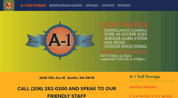 a1storageseattle.com