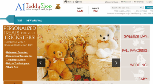 a1teddyshop.com