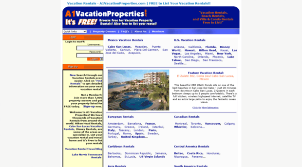 a1vacationproperties.com