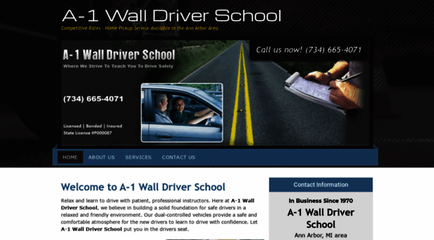 a1walldriverschool.com