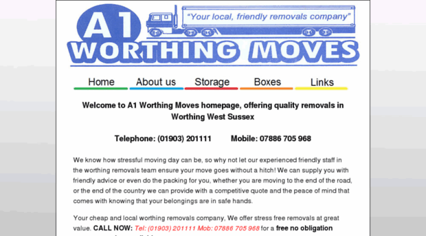 a1worthingmoves.com