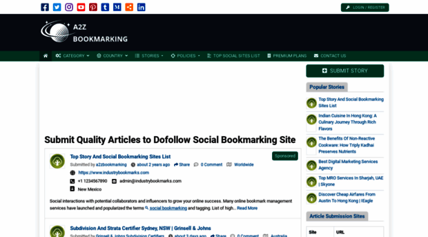 a2zbookmarking.com