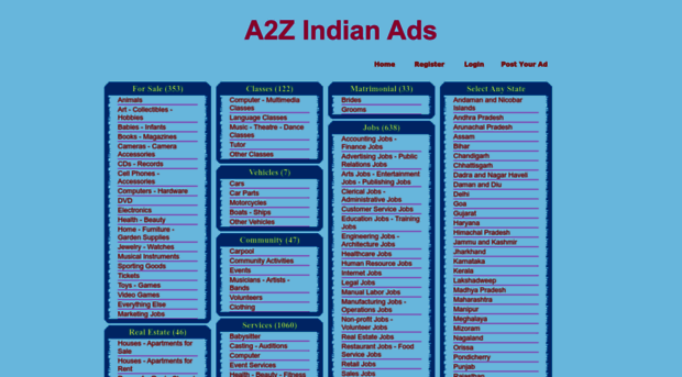 a2zindianads.jupiterwebsoft.com