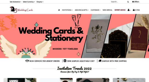 a2zweddingcards.com