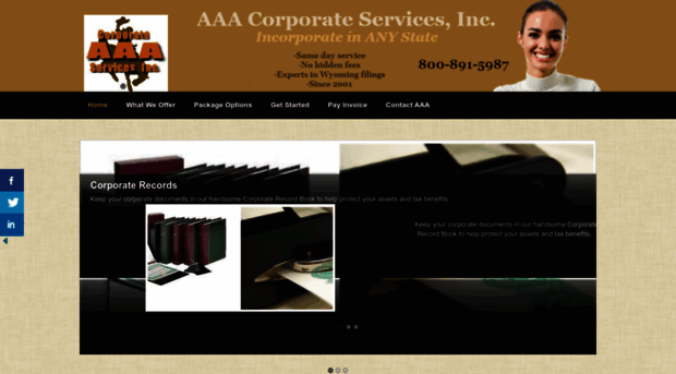 aaacorpservices.com