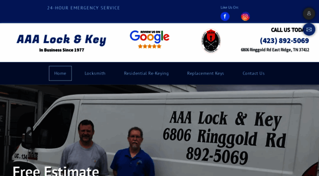 aaalockandkeychattanooga.com