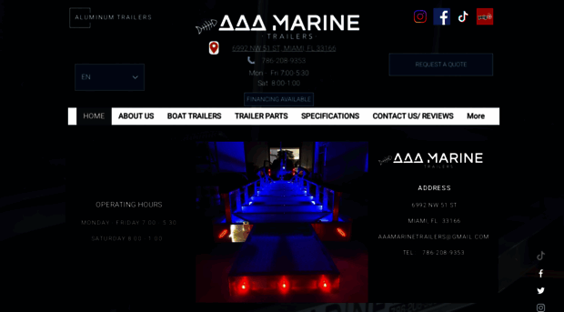 aaamarinetrailers.com