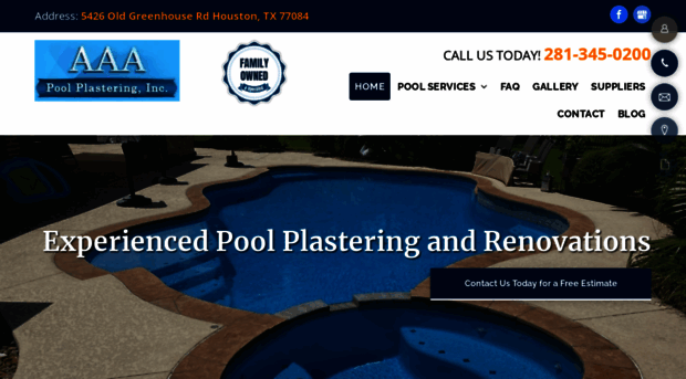 aaapoolplastering.com