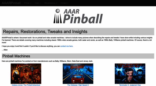 aaarpinball.com