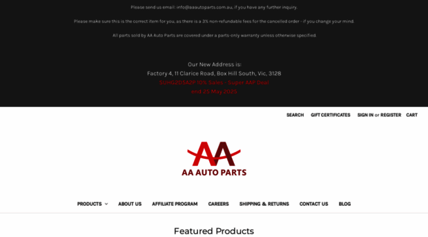 aaautoparts.com.au
