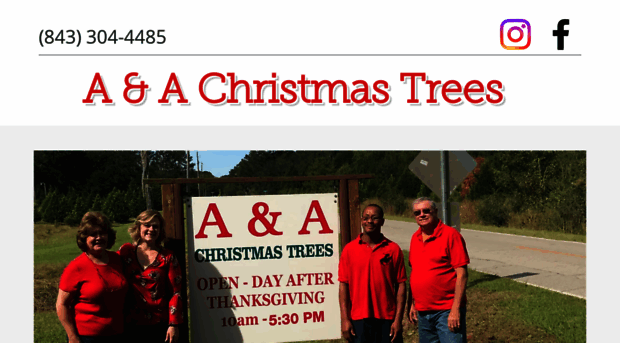 aachristmastrees.com