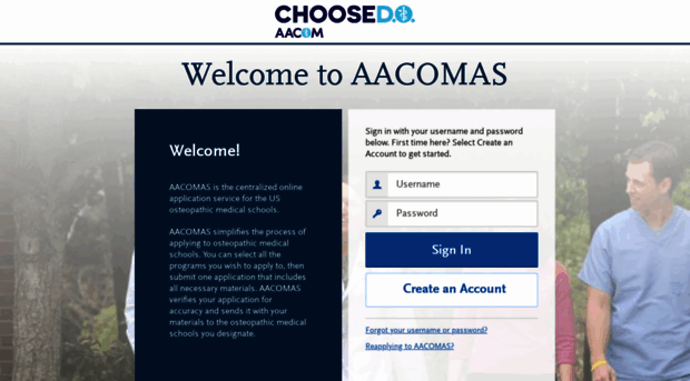 aacomas.liaisoncas.com