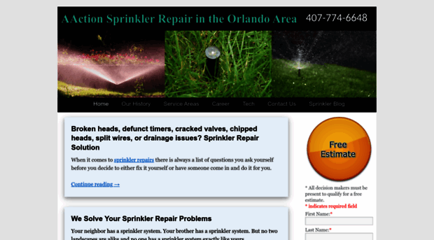 aactionsprinkler.com