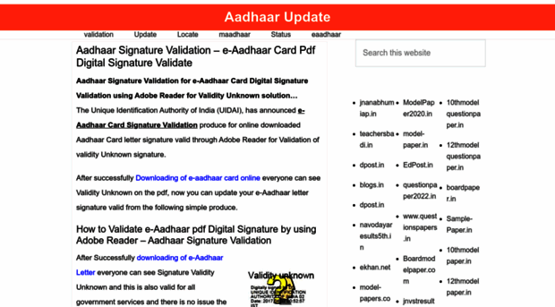 aadhaar-update.in