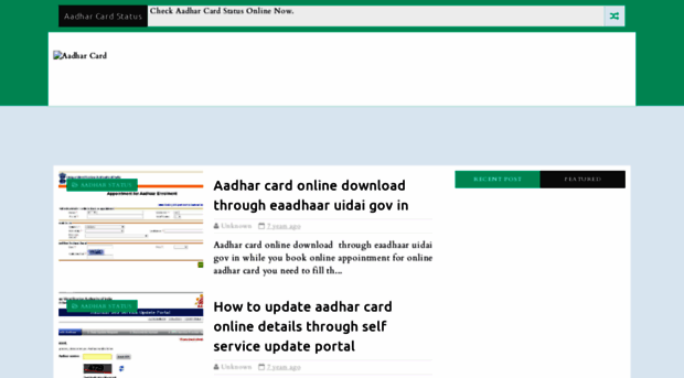 aadharcardstatusonlinenow.blogspot.com