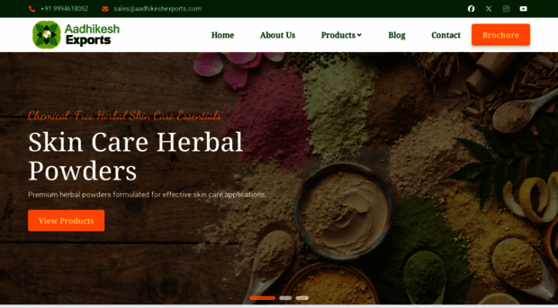 aadhikeshexports.in