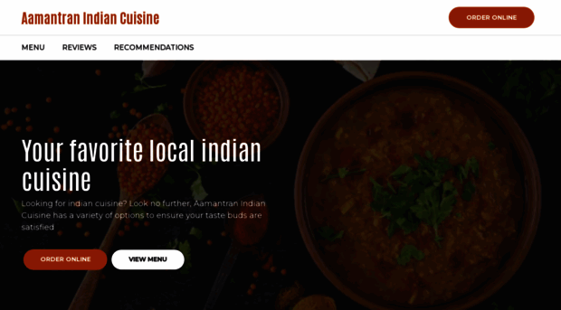 aamantranindiancuisine.com